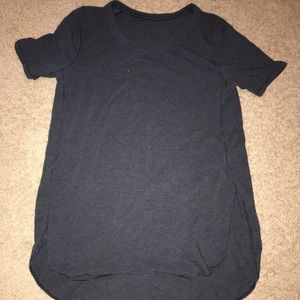 Dark gray lululemon shirt